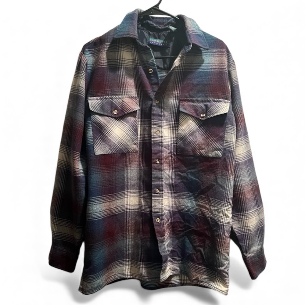 Vintage Claybrooke Outdoors Men’s Button Down Long Sleeve Shacket